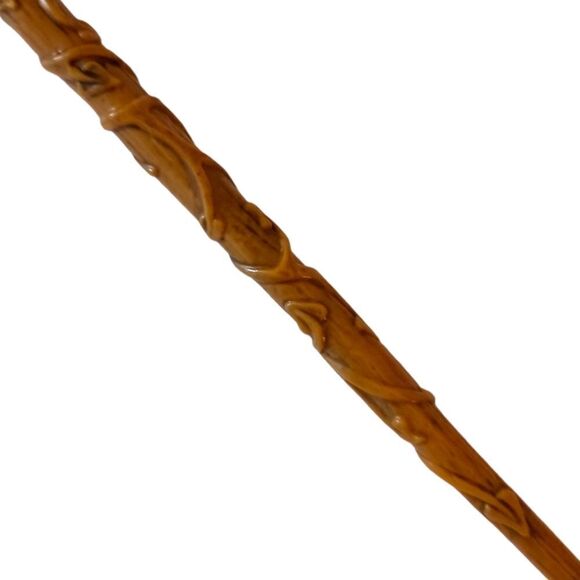 Hermione Granger Wand Magic Harry Potter Series Hard Plastic Textured Brown - Picture 4 of 10